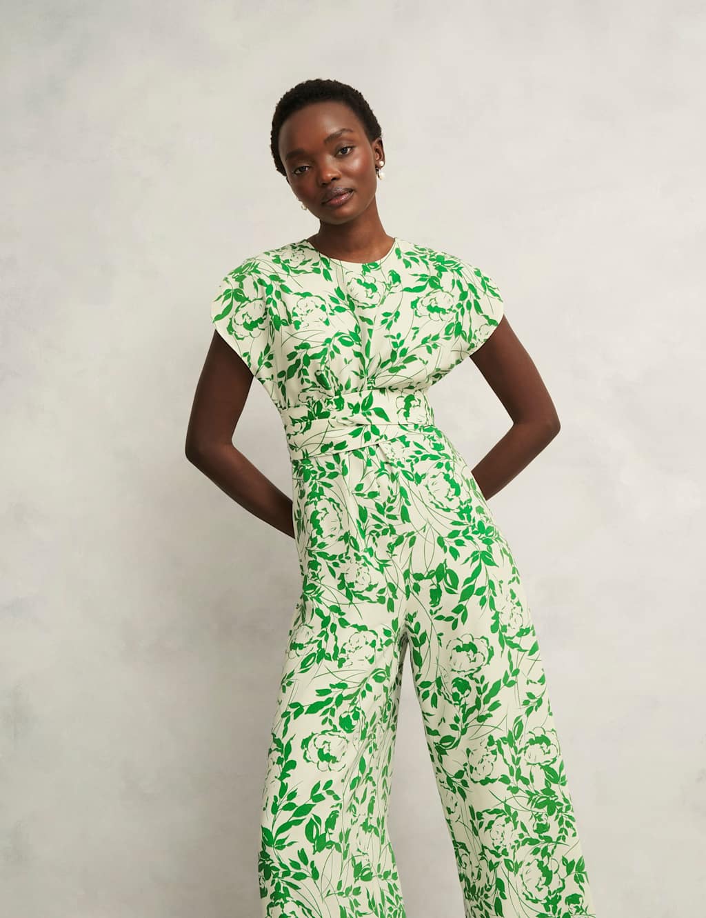 Floral Print Wide Leg Jumpsuit 6 of 8