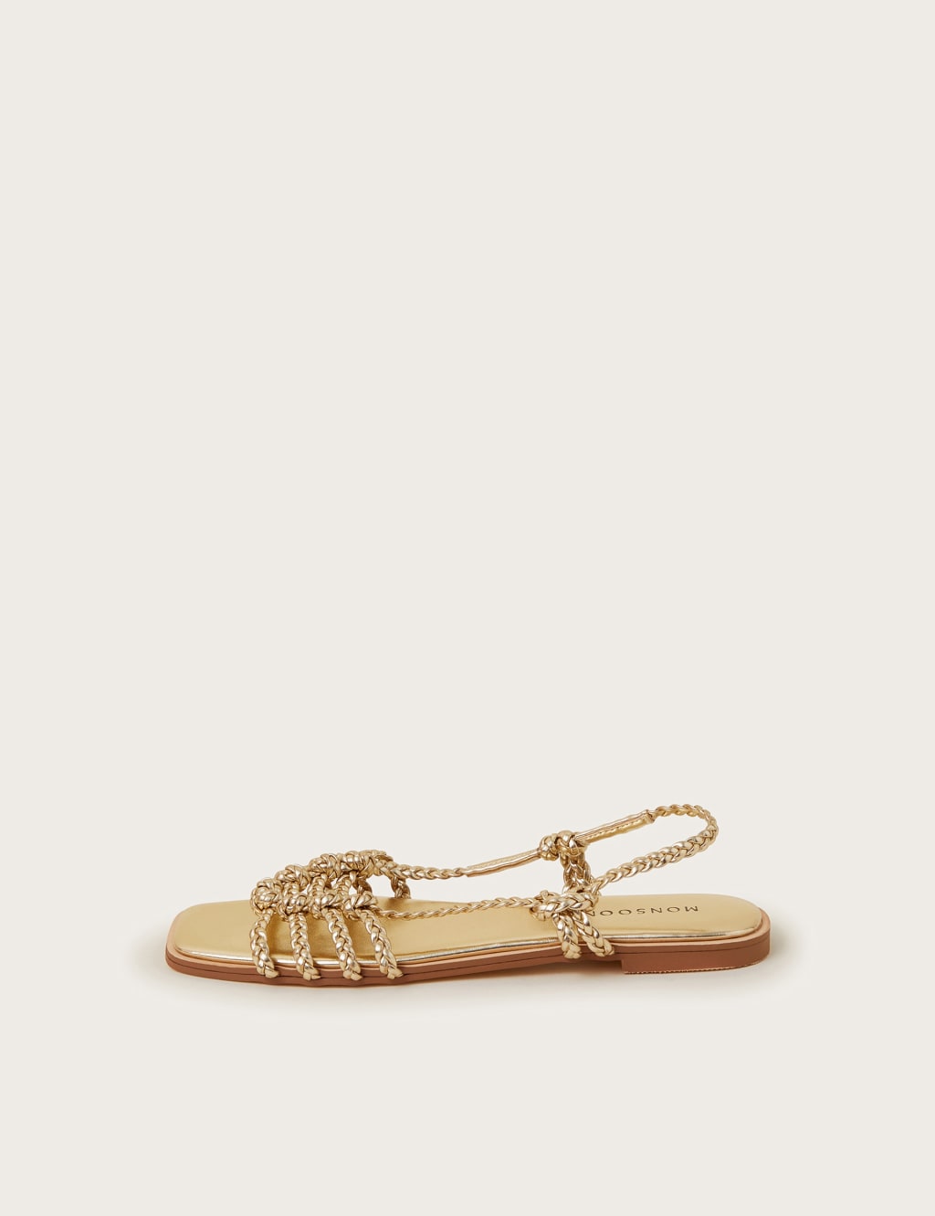 Metallic Ankle Strap Sandals 2 of 3
