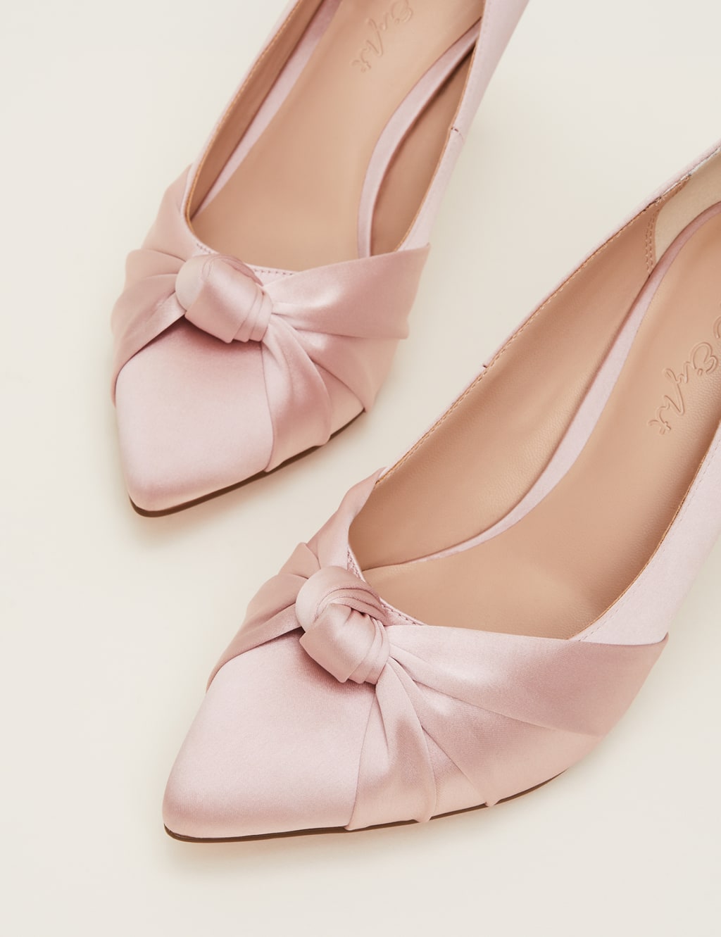 Marks and spencer pink bow shoes deals