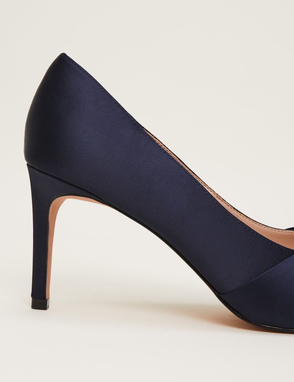 Satin Stiletto Heel Pointed Court Shoes Phase Eight M S