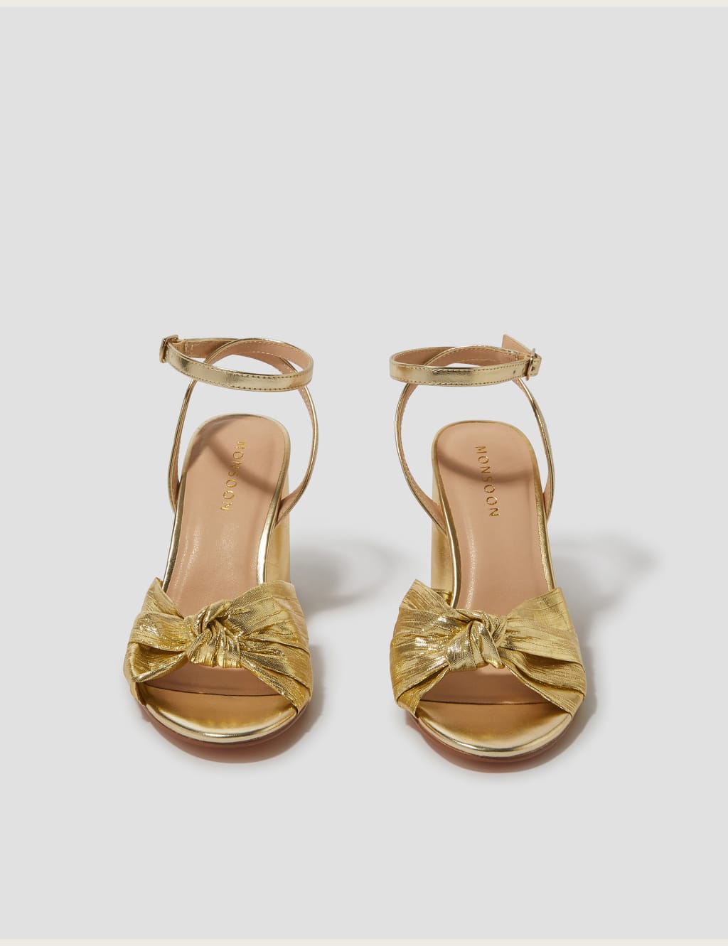 Buckle Ankle Strap Block Heel Sandals 3 of 4