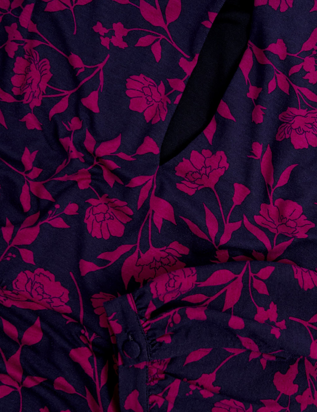 Floral Keyhole Knee Length Skater Dress 8 of 8