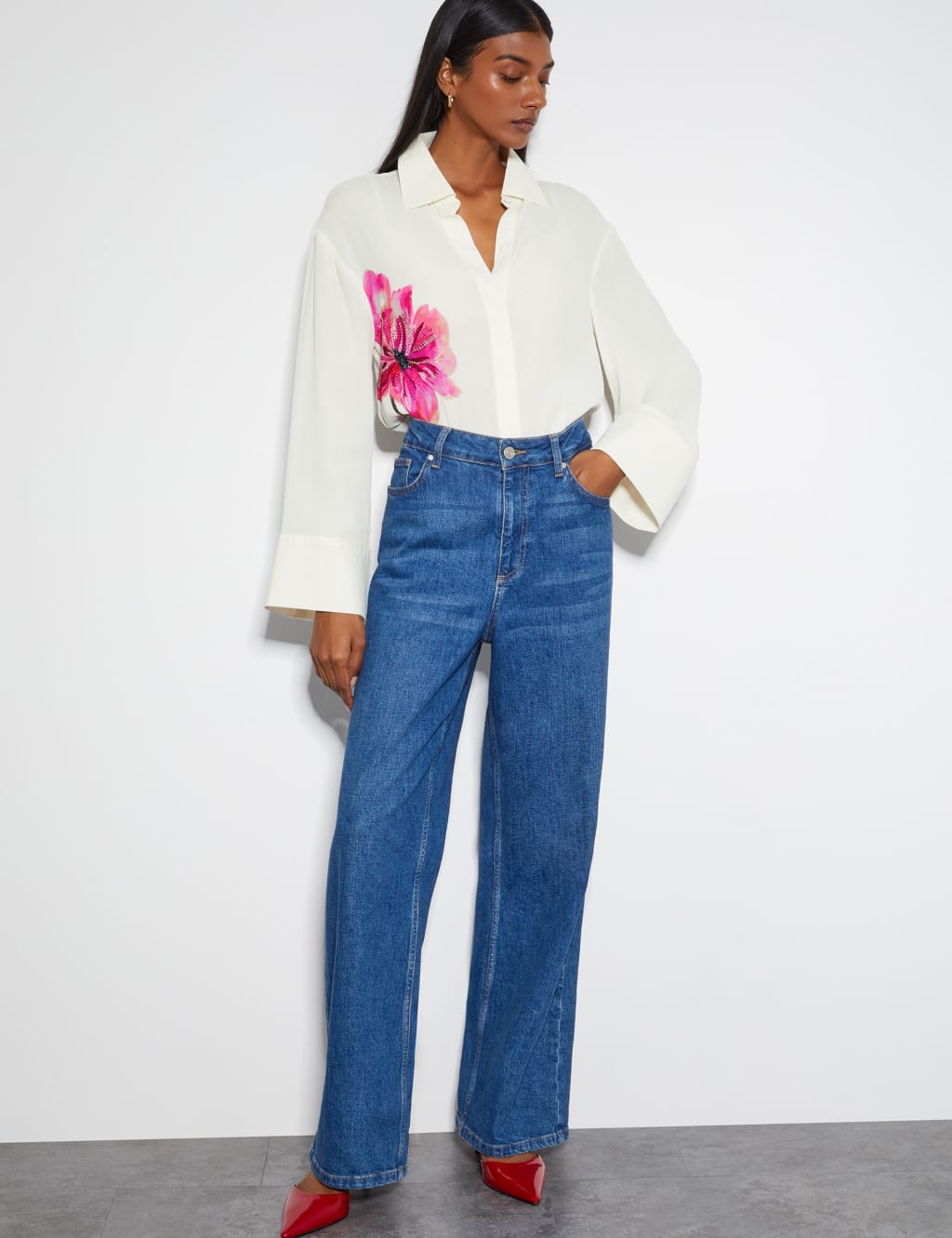 Floral Collared Shirt 5 of 6