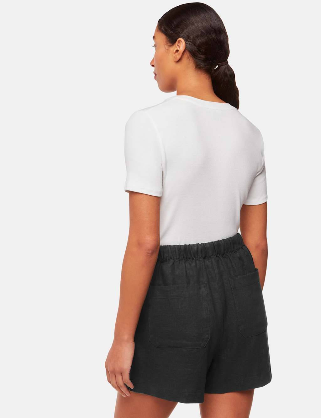 Pure Linen Shorts 3 of 4