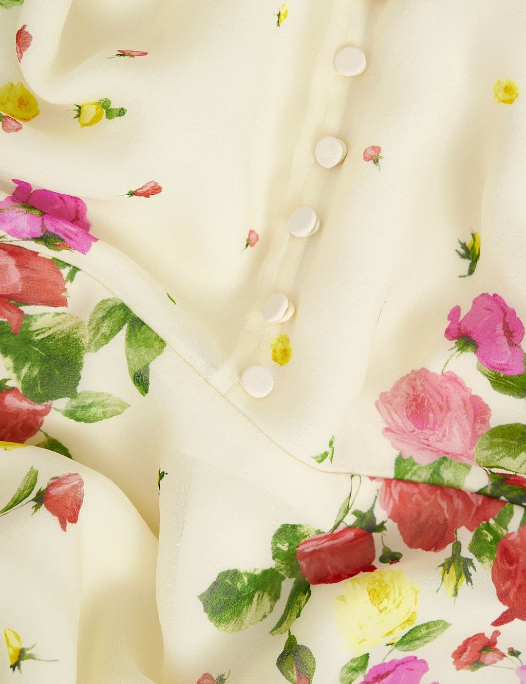 Pure Silk Floral Midaxi Skater Dress 7 of 7