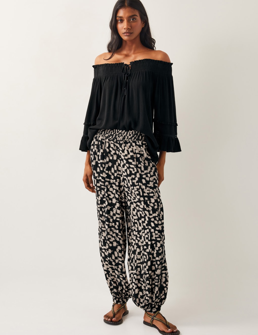 Smocked Off The Shoulder Top 3 of 4