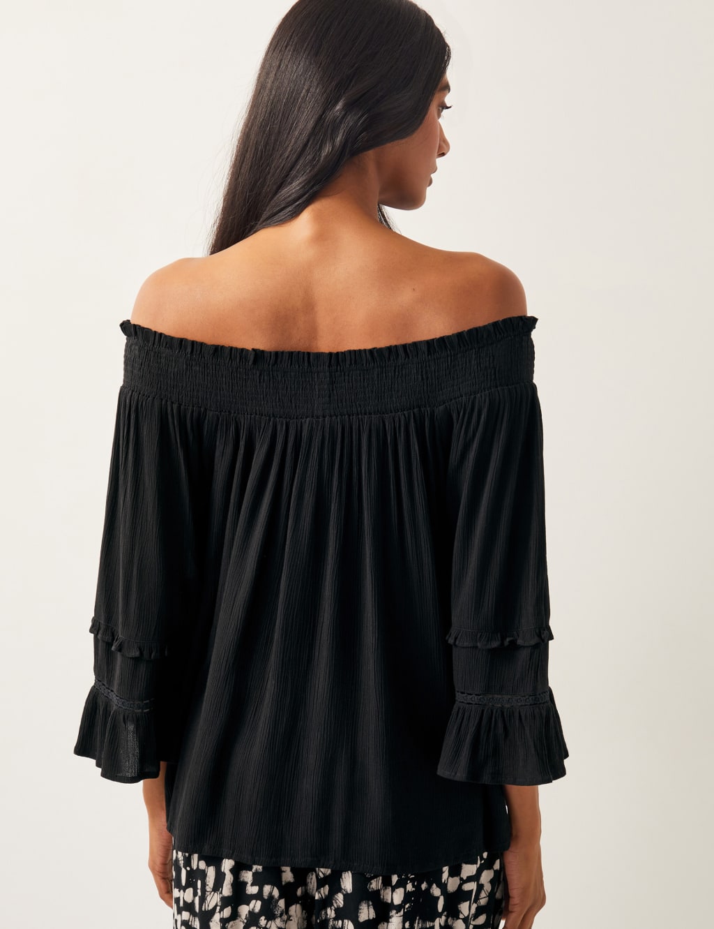Smocked Off The Shoulder Top 4 of 4