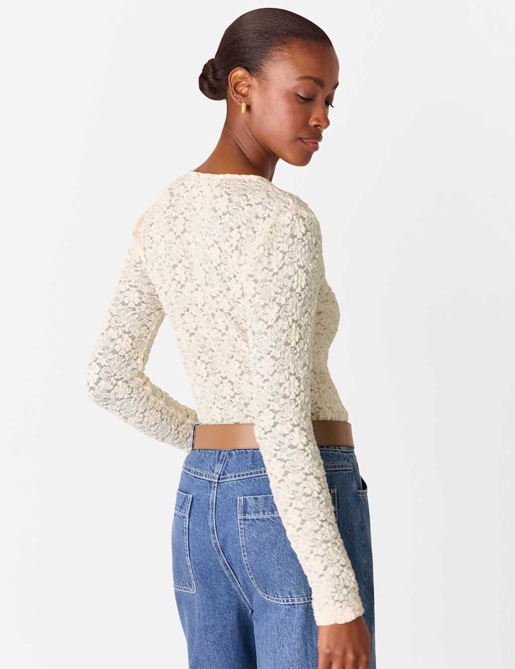 Jersey Lace Top 3 of 4
