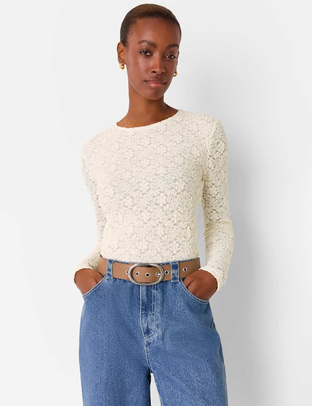 Jersey Lace Top 4 of 4