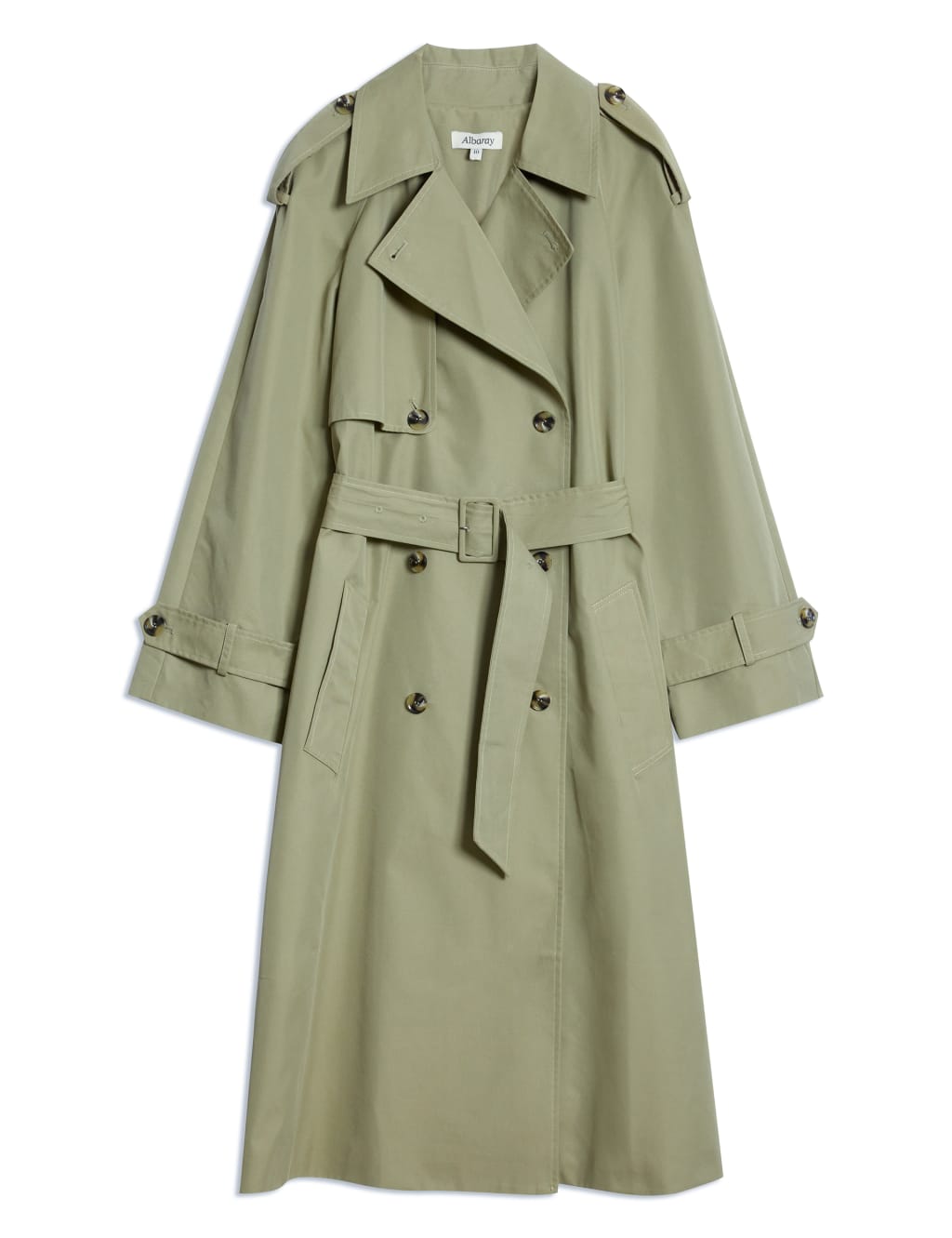Cotton Rich Belted Longline Trench Coat 2 of 6