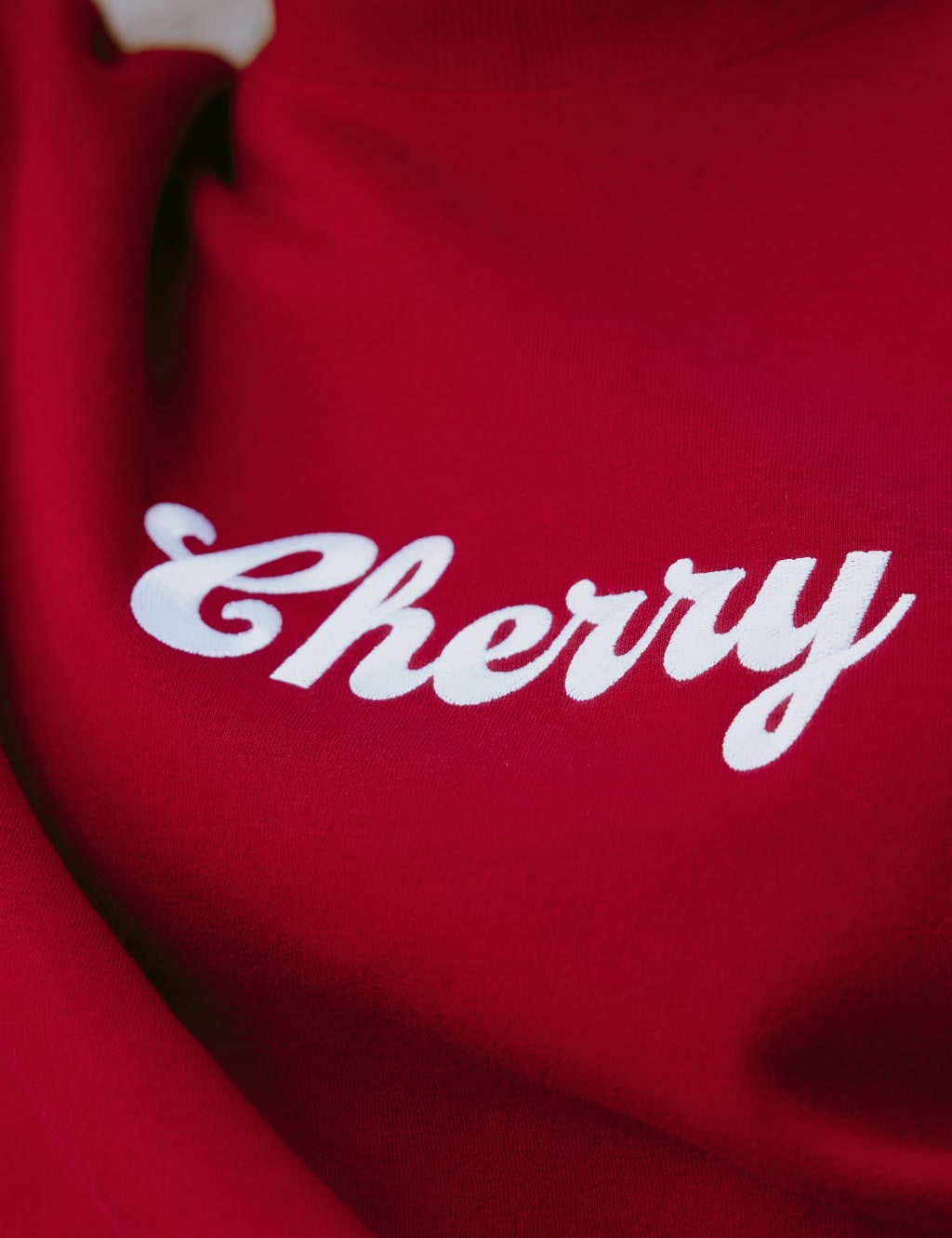 Cotton Rich Cherry Slogan Sweatshirt 5 of 5