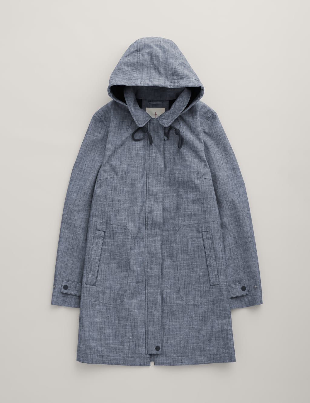 Pure Cotton Hooded Longline Raincoat 2 of 5
