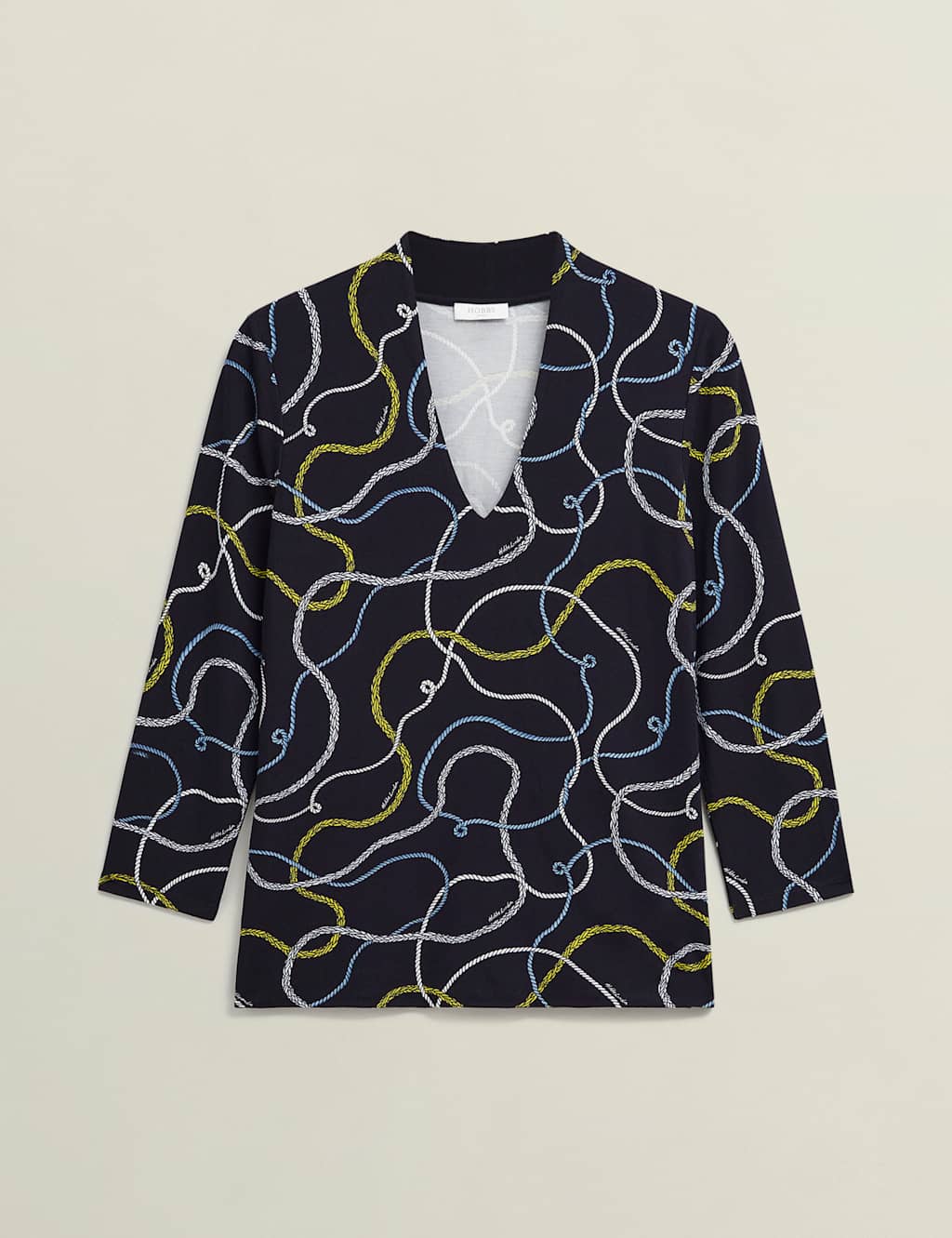 Printed V-Neck Top 2 of 8