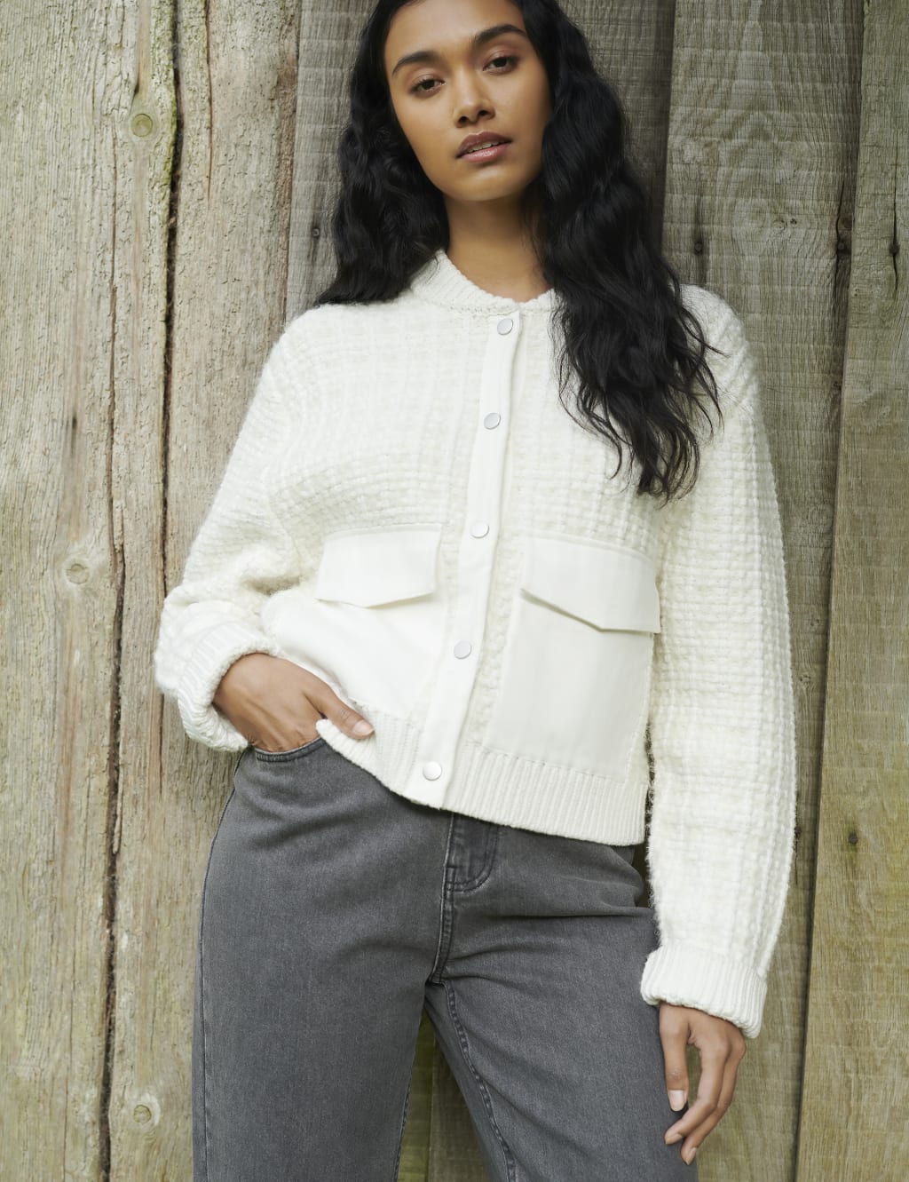 Women's cotton bomber jacket on sale