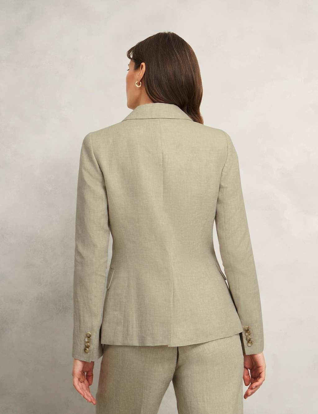 Pure Linen Single Breasted Blazer 6 of 7