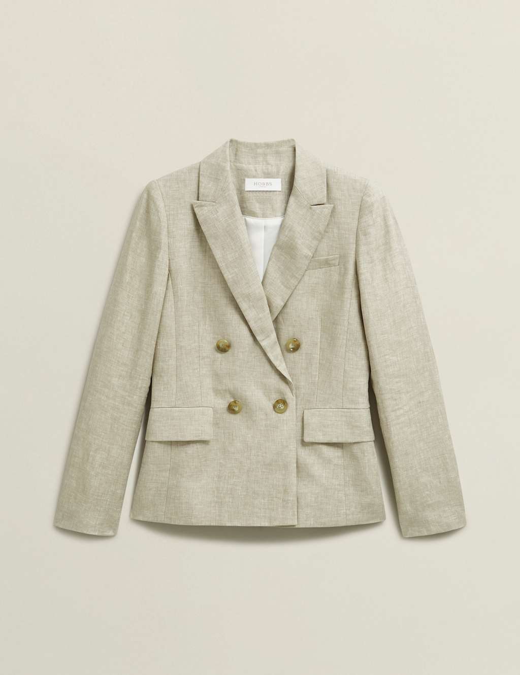 Pure Linen Single Breasted Blazer 2 of 7