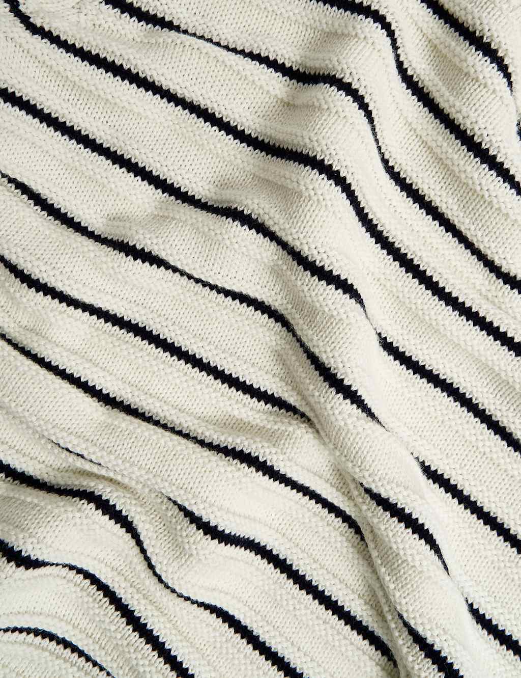 Pure Cotton Striped Slash Neck Jumper 9 of 9