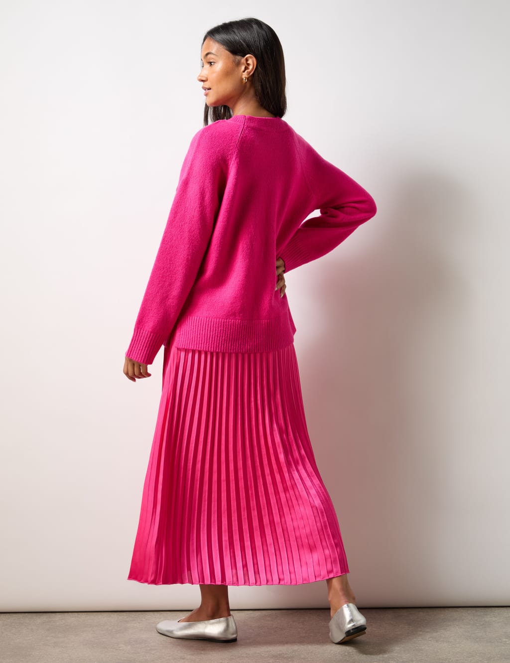 Textured Relaxed Jumper with Wool 3 of 4