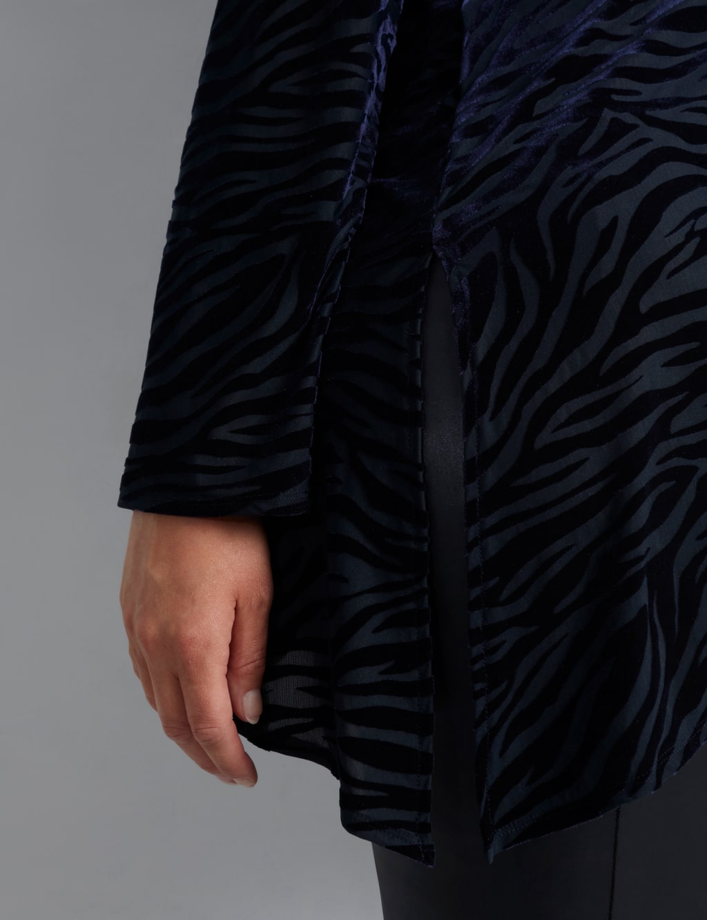Velvet Devoré Asymmetric Top 6 of 7