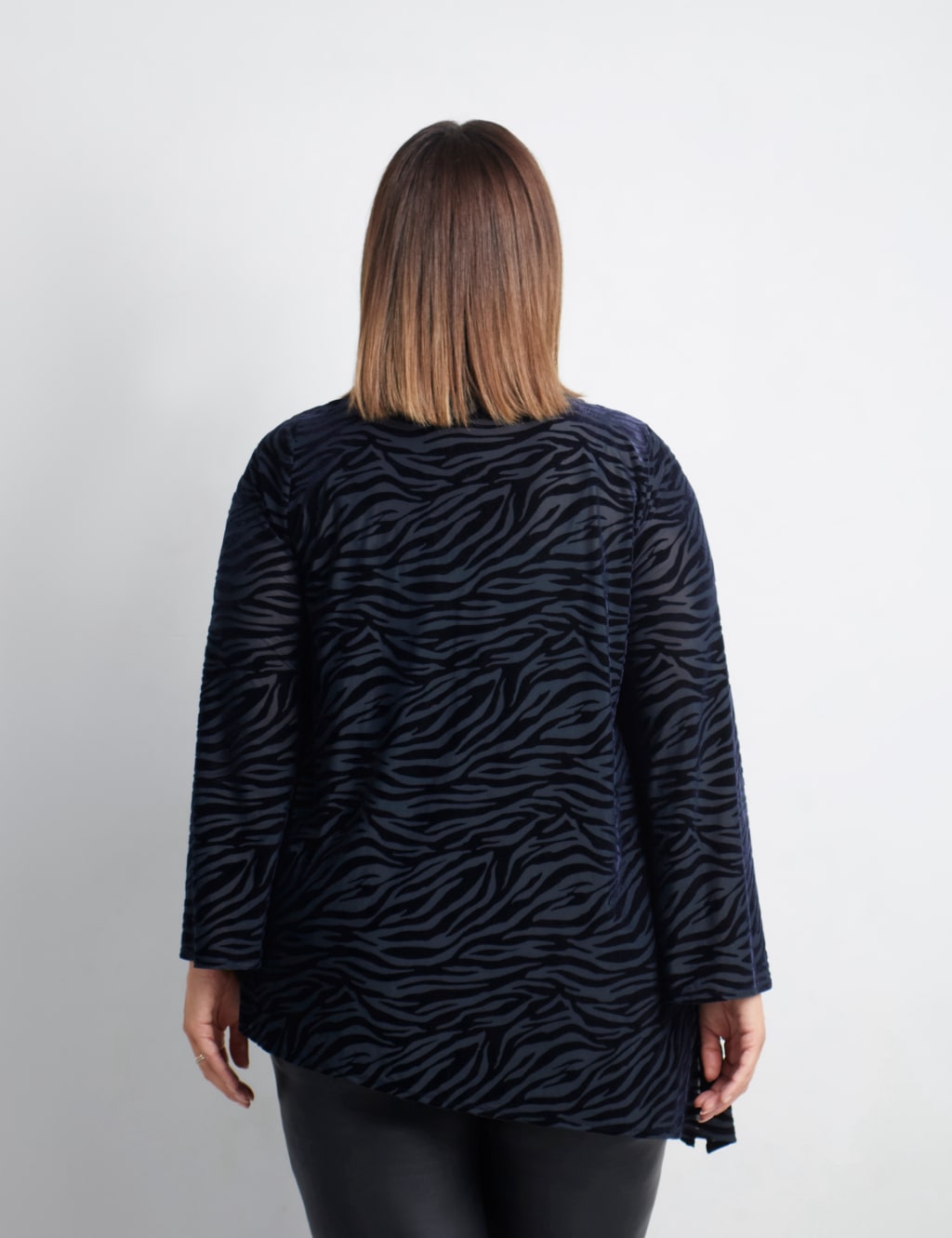 Velvet Devoré Asymmetric Top 7 of 7