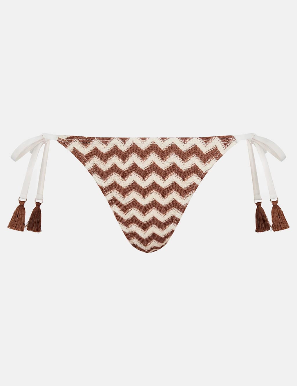 Woven Tie Side Bikini Bottoms 2 of 4