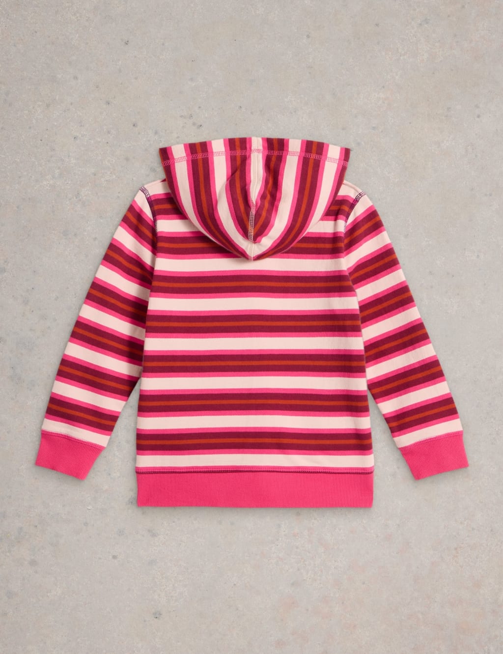 Pure Cotton Striped Hoodie 3 10 Yrs