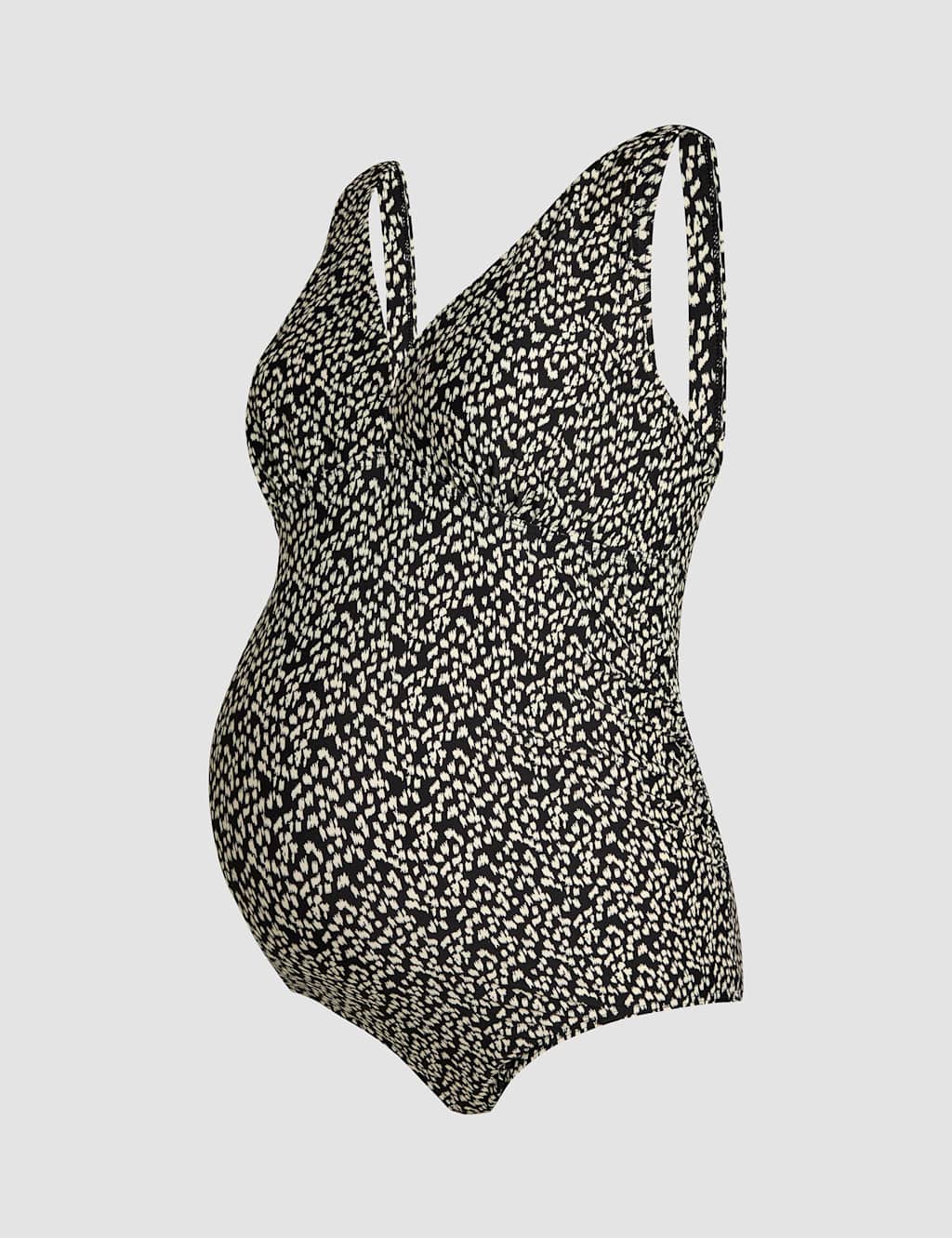 Maternity Animal Print V-Neck Swimsuit 2 of 5