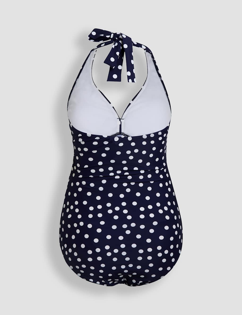 Maternity Polka Dot Halterneck Swimsuit 4 of 4