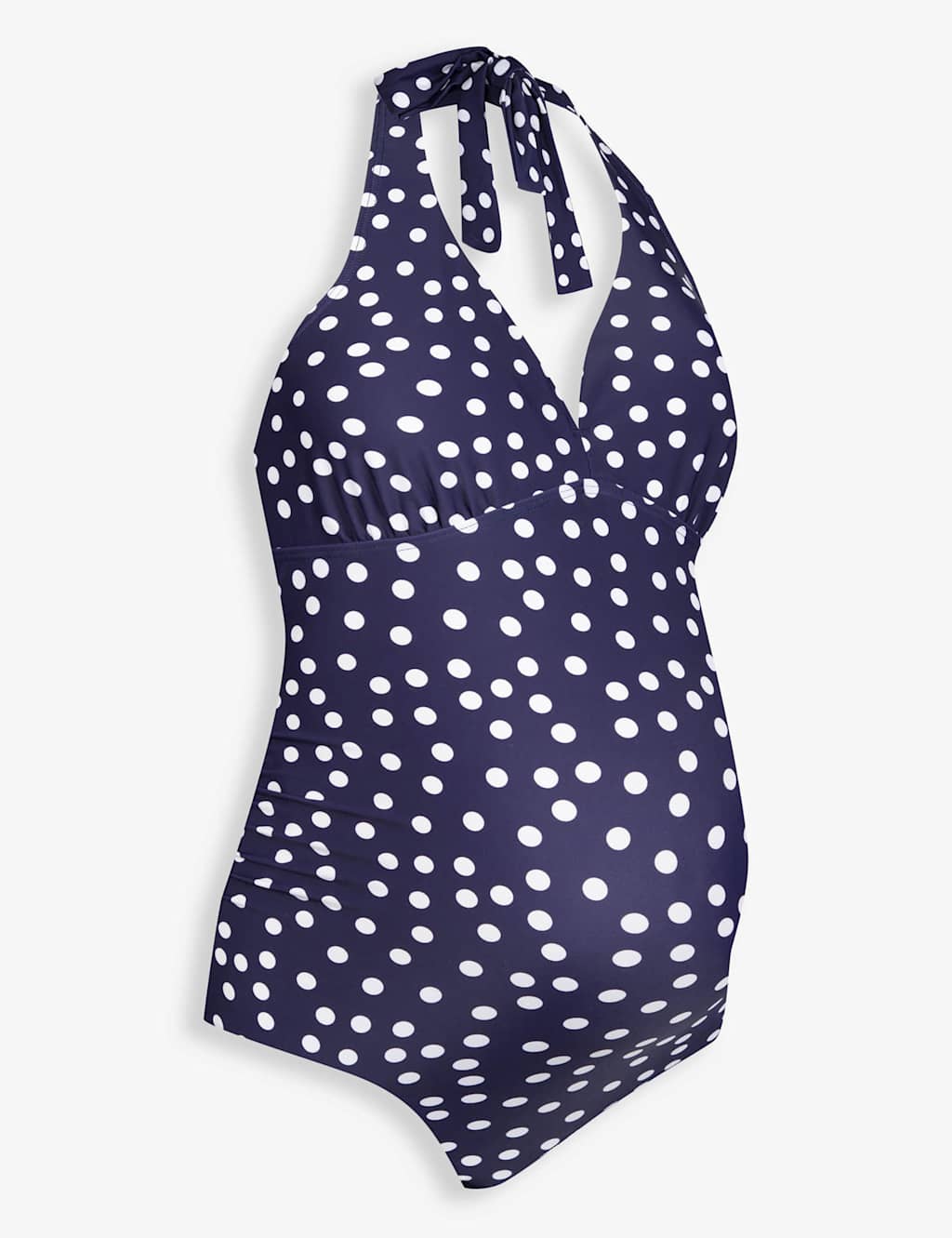 Maternity Polka Dot Halterneck Swimsuit 2 of 4