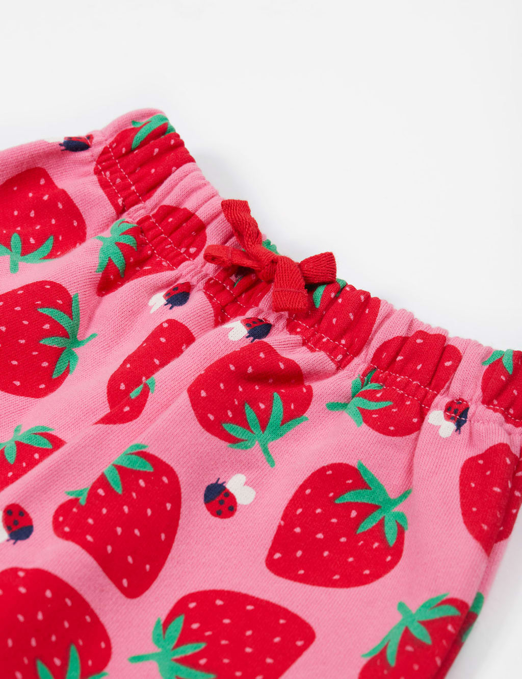 Pure Cotton Strawberry Joggers (0-5 Yrs) 3 of 4