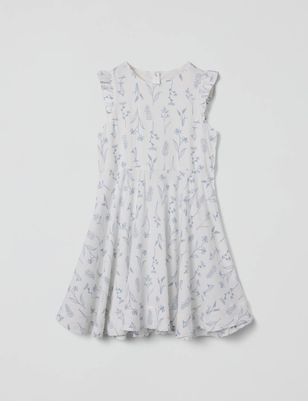 Pure Cotton Floral Flared Dress (1-10 Yrs) 1 of 4
