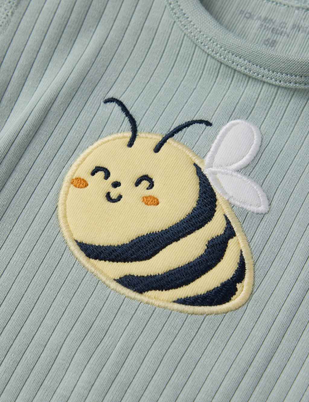 Cotton Rich Bee Applique Bodysuit (1-12 Mths) 4 of 4