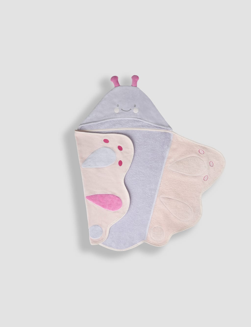 Pure Cotton Butterfly Hooded Towel 4 of 8