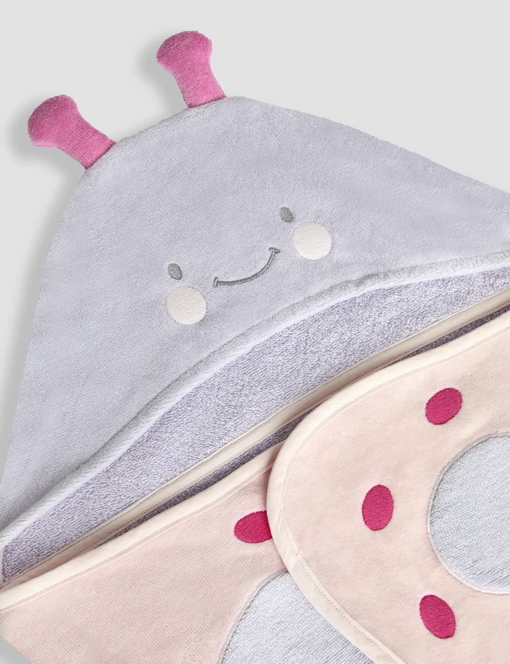 Pure Cotton Butterfly Hooded Towel 8 of 8