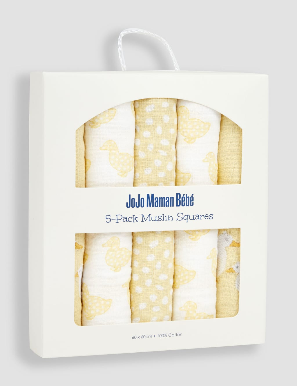 5pk Pure Cotton Duck Muslin Squares 3 of 5