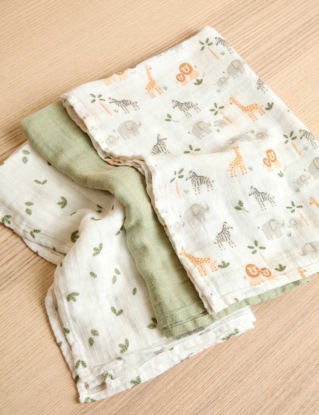 3pk Pure Cotton Safari Hooded Towels 1 of 3