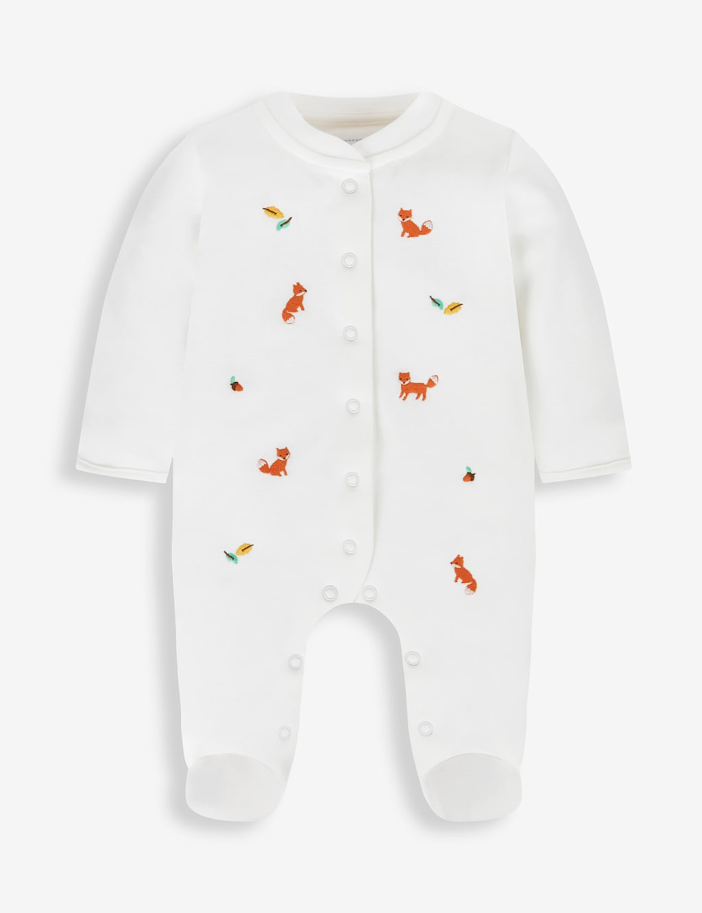 Pure Cotton Woodland Sleepsuit (0-9 Mths) 4 of 4