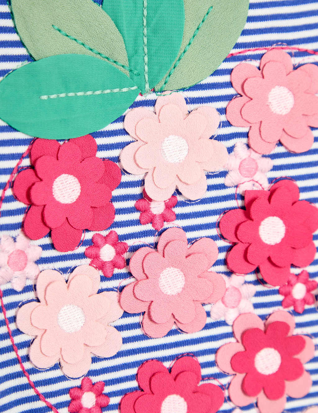 Pure Cotton Strawberry Appliqué T-Shirt (6 Mths - 5 Yrs) 2 of 3