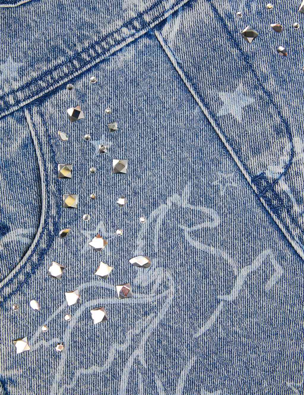 Denim Unicorn Dungarees (3-13 Yrs) 2 of 3