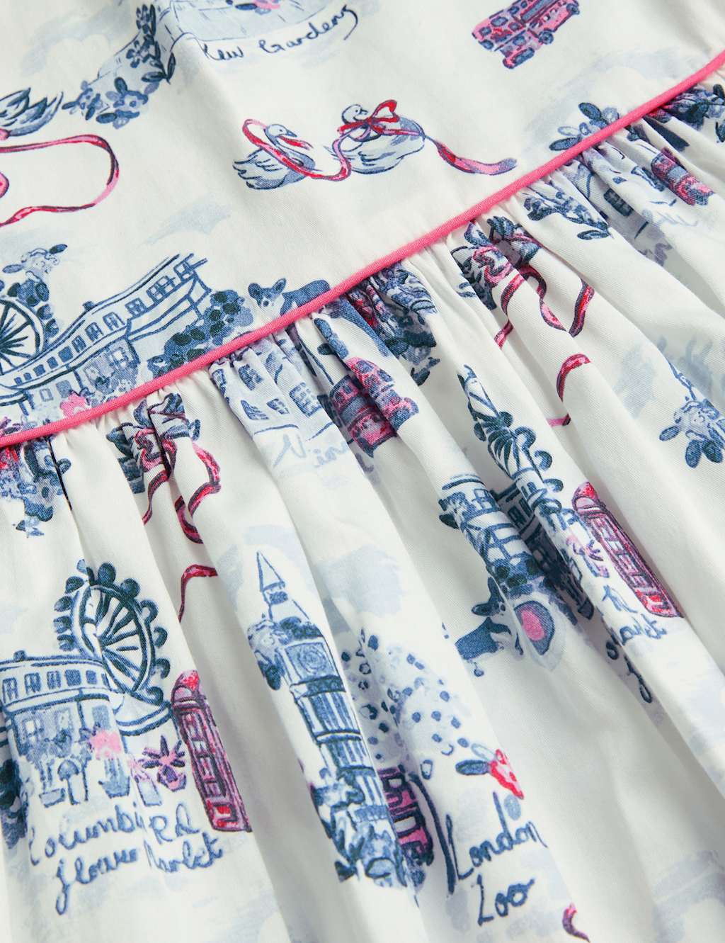 Cotton Rich London Print Frill Dress (3-13 Yrs) 4 of 4