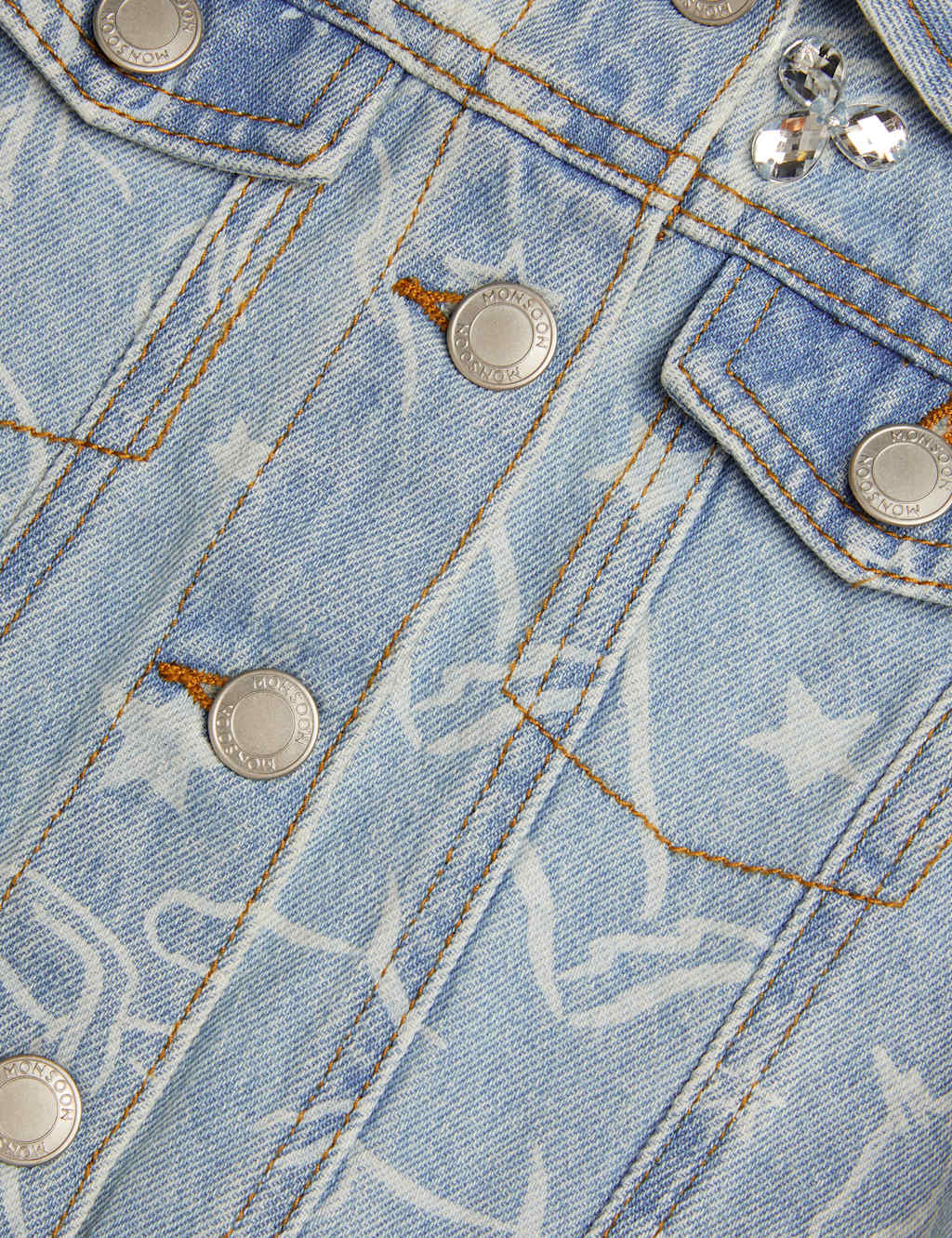 Unicorn Denim Jacket (3-12 Years) 2 of 3