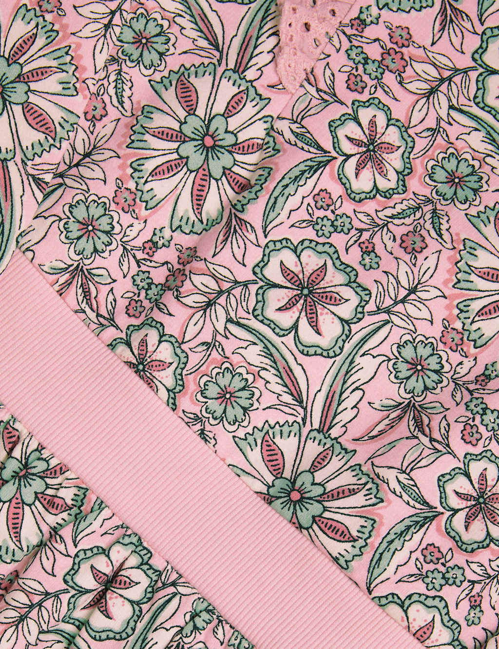 Pure Cotton Floral Broderie Frill Dress (3-13 Yrs) 3 of 3
