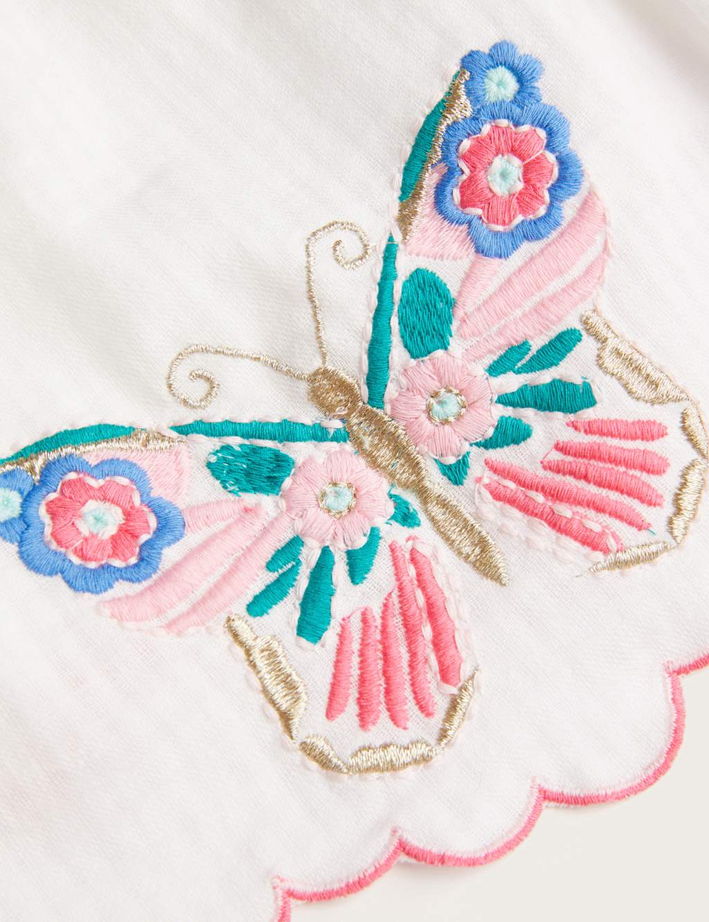 Pure Cotton Butterfly Dress (2-13 Yrs) 2 of 3