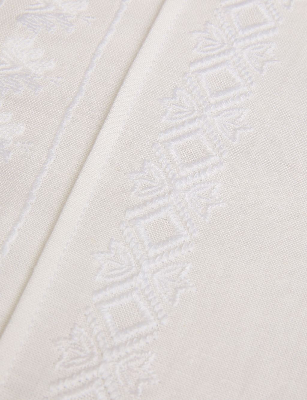 Cotton Blend Embroidered Shirt (2-13 Yrs) 3 of 3