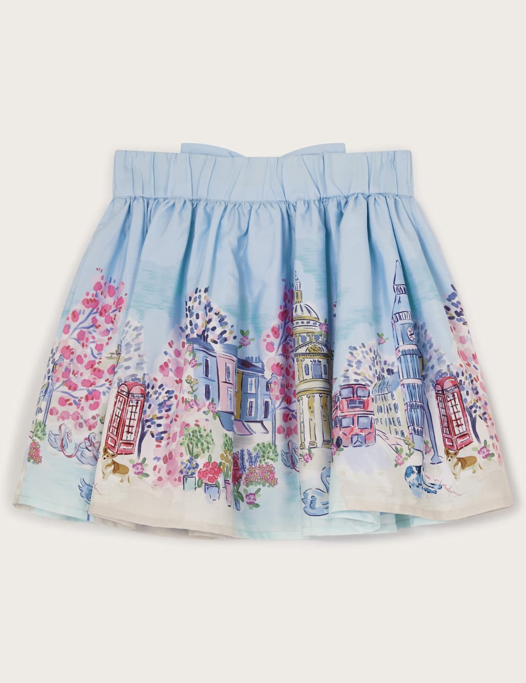 London Print Bow Skirt (3-13 Yrs) 2 of 3