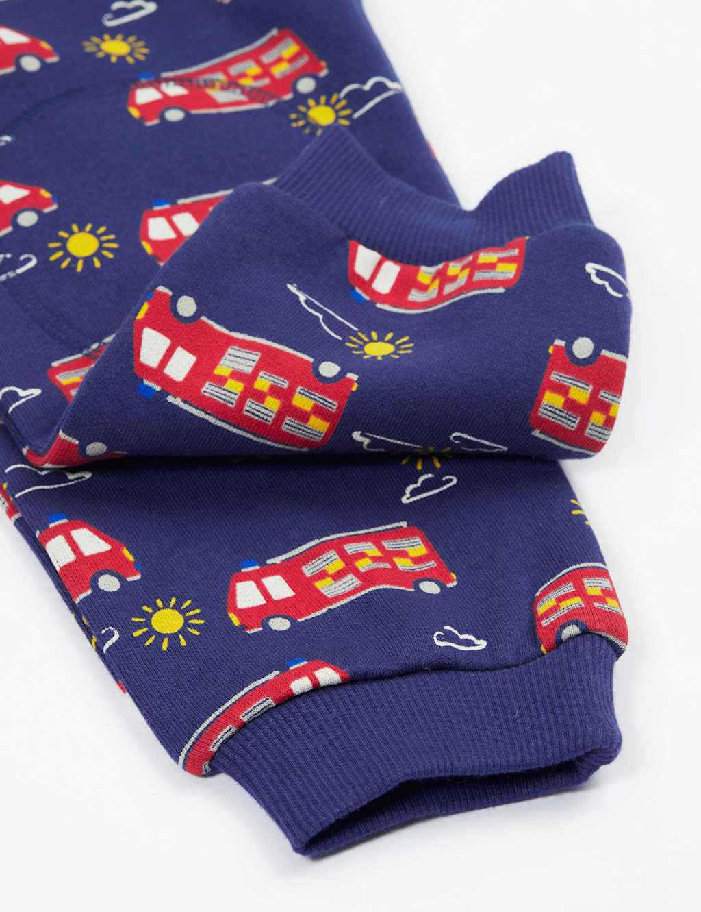 Pure Cotton Vehicle Joggers (0-8 Yrs) 2 of 4