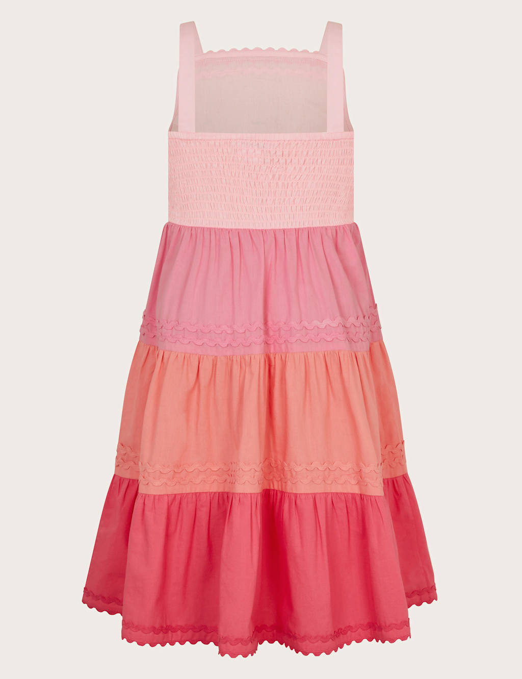 Cotton Rich Colour Block Tiered Dress (3-13 Yrs) 3 of 3