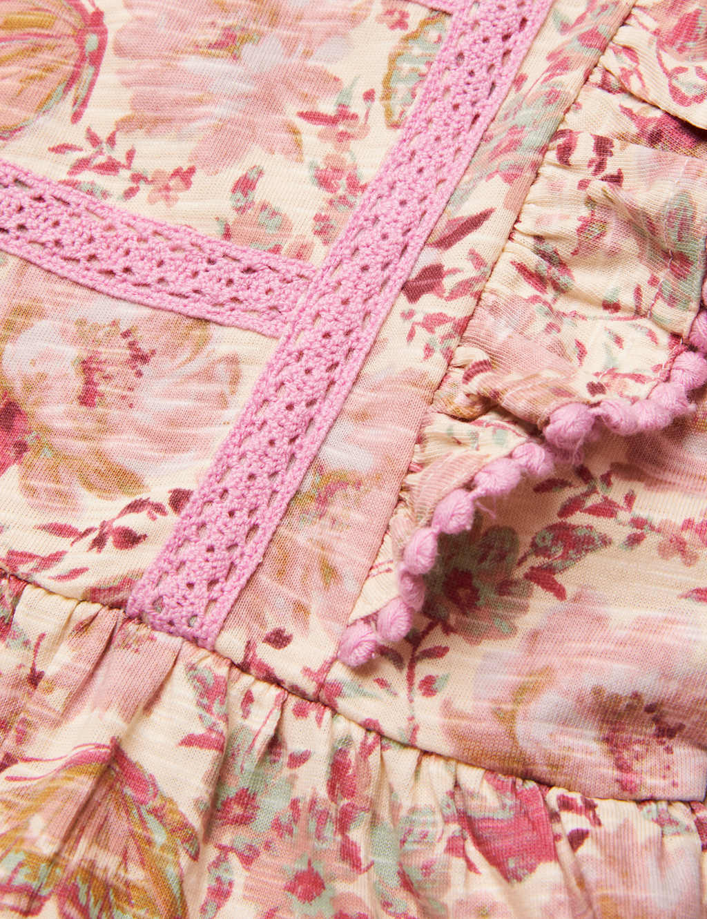 Jersey Floral Butterfly Dress (3-13 Yrs) 2 of 4