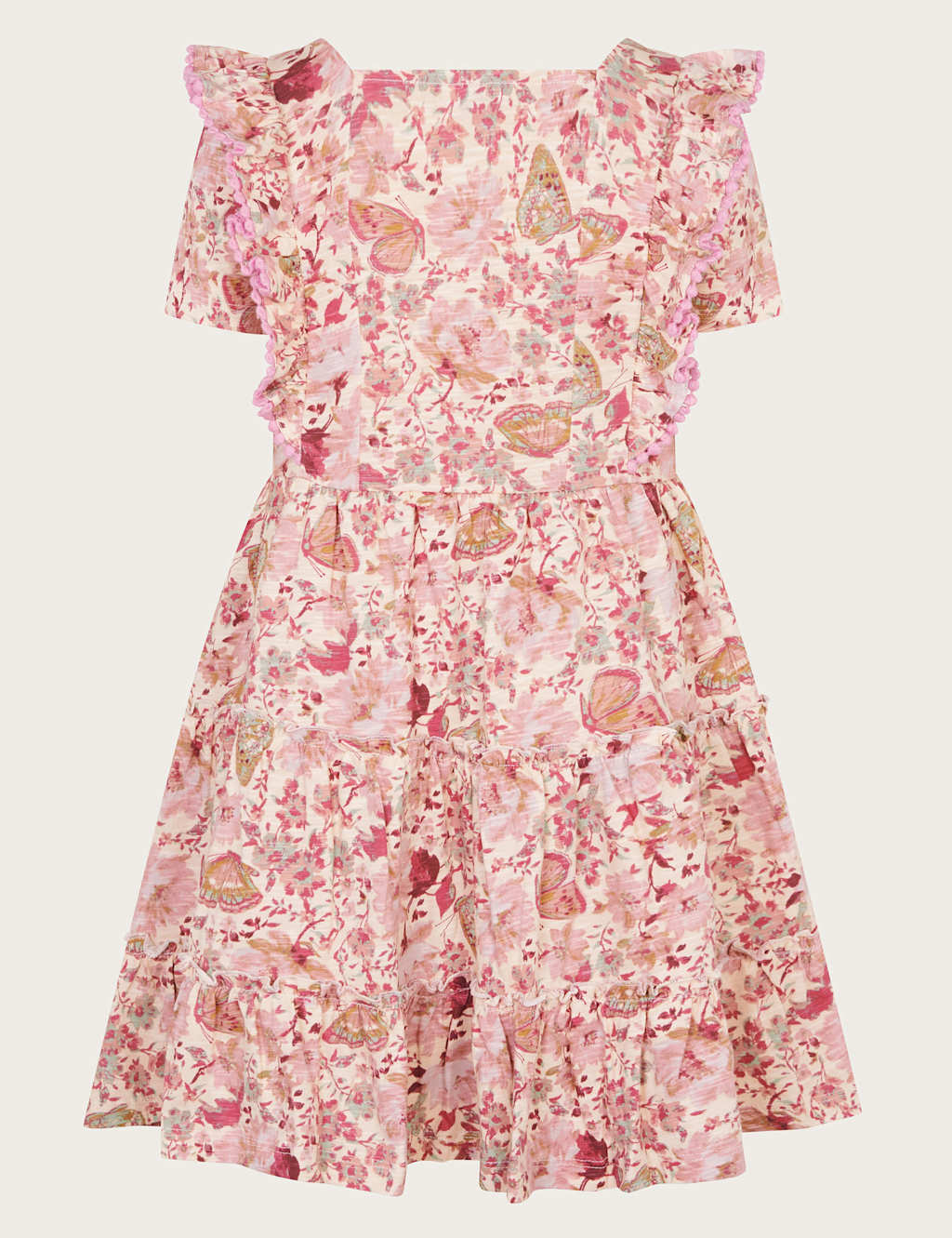 Jersey Floral Butterfly Dress (3-13 Yrs) 4 of 4