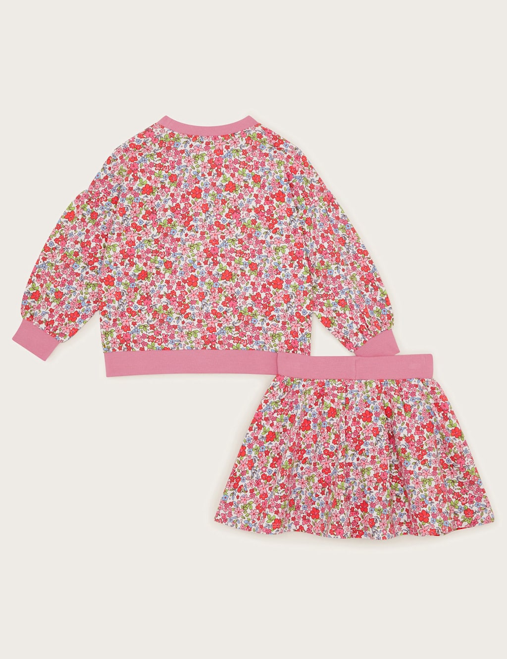 2pc Cotton Rich Floral Top & Bottom Outfit (3-13 Yrs) 2 of 3